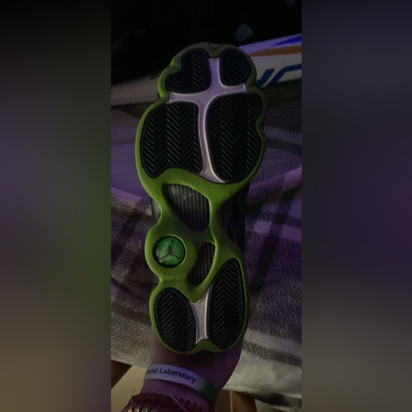 jordan 13 retro black green